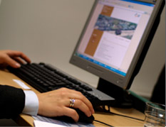 Online training graphic